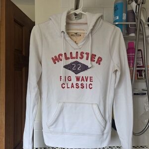 Hollister Womens Big Wave Classic White Hoodie